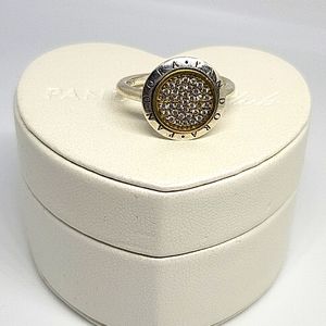 Pandora Ring silver with gold signature